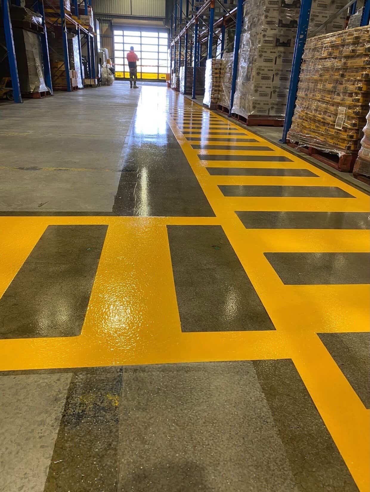 Commercial and industrial epoxy flooring warehouse Adelaide South Australia