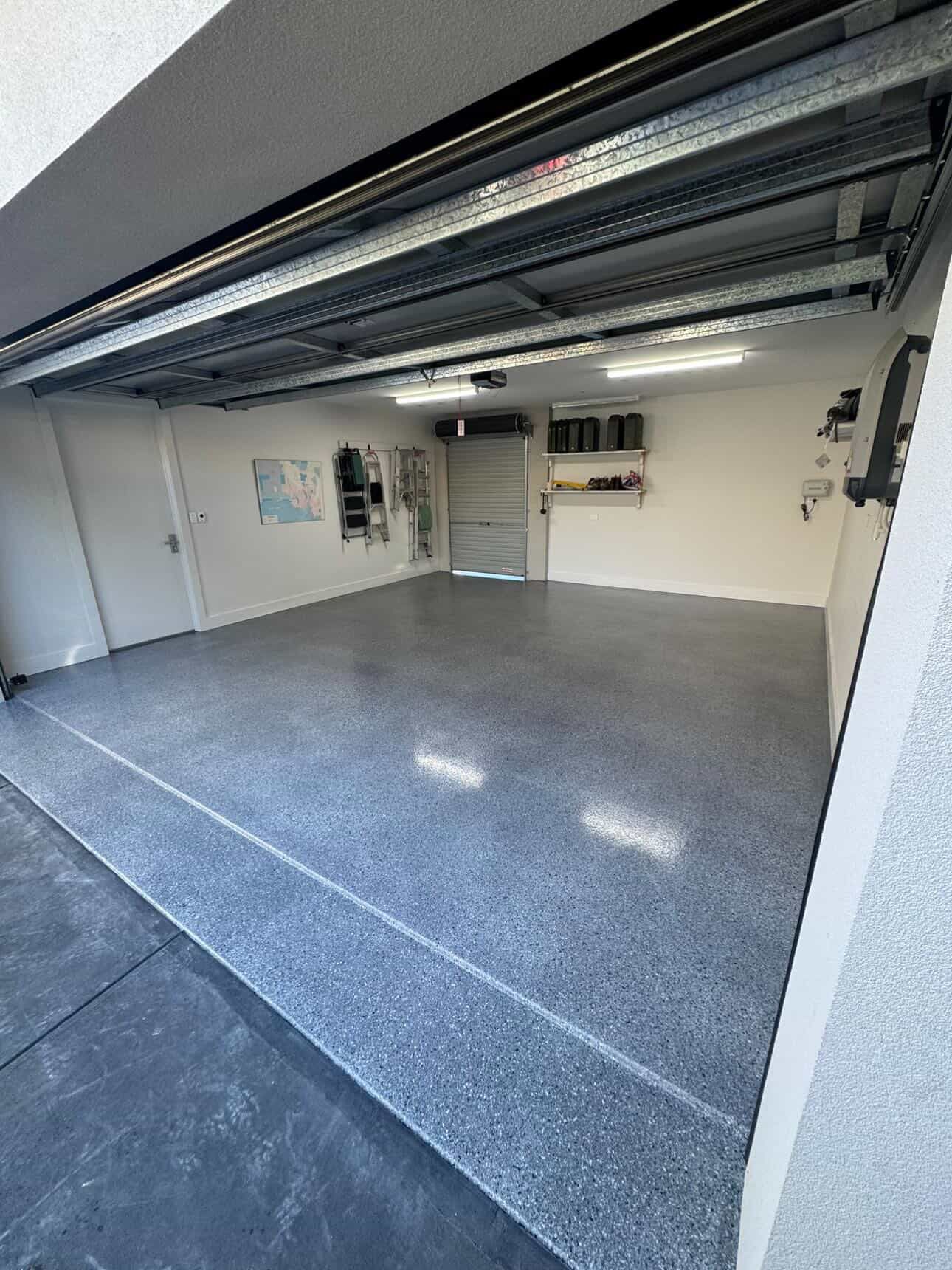 Flake epoxy garage floor Adelaide South Australia